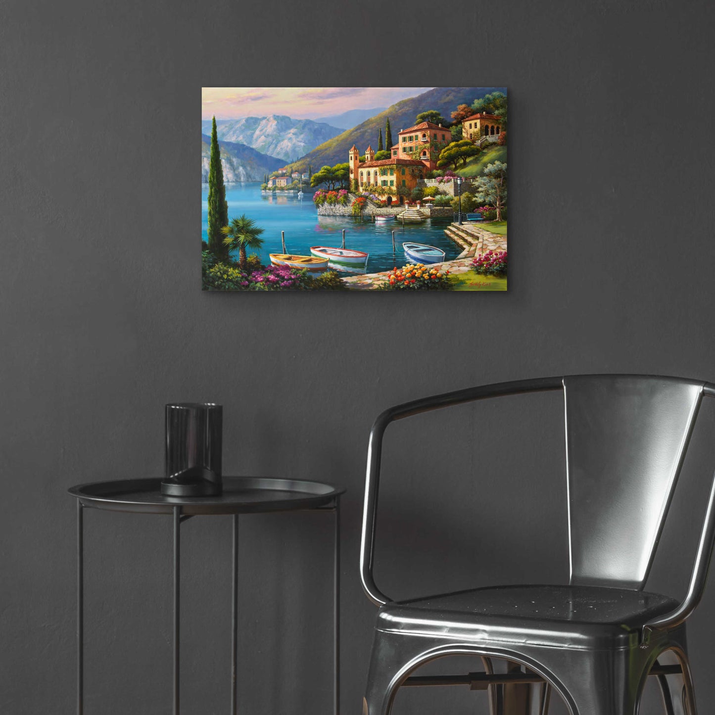 Epic Art 'Villa Bella Vista' by Sung Kim, Acrylic Glass Wall Art,24x16