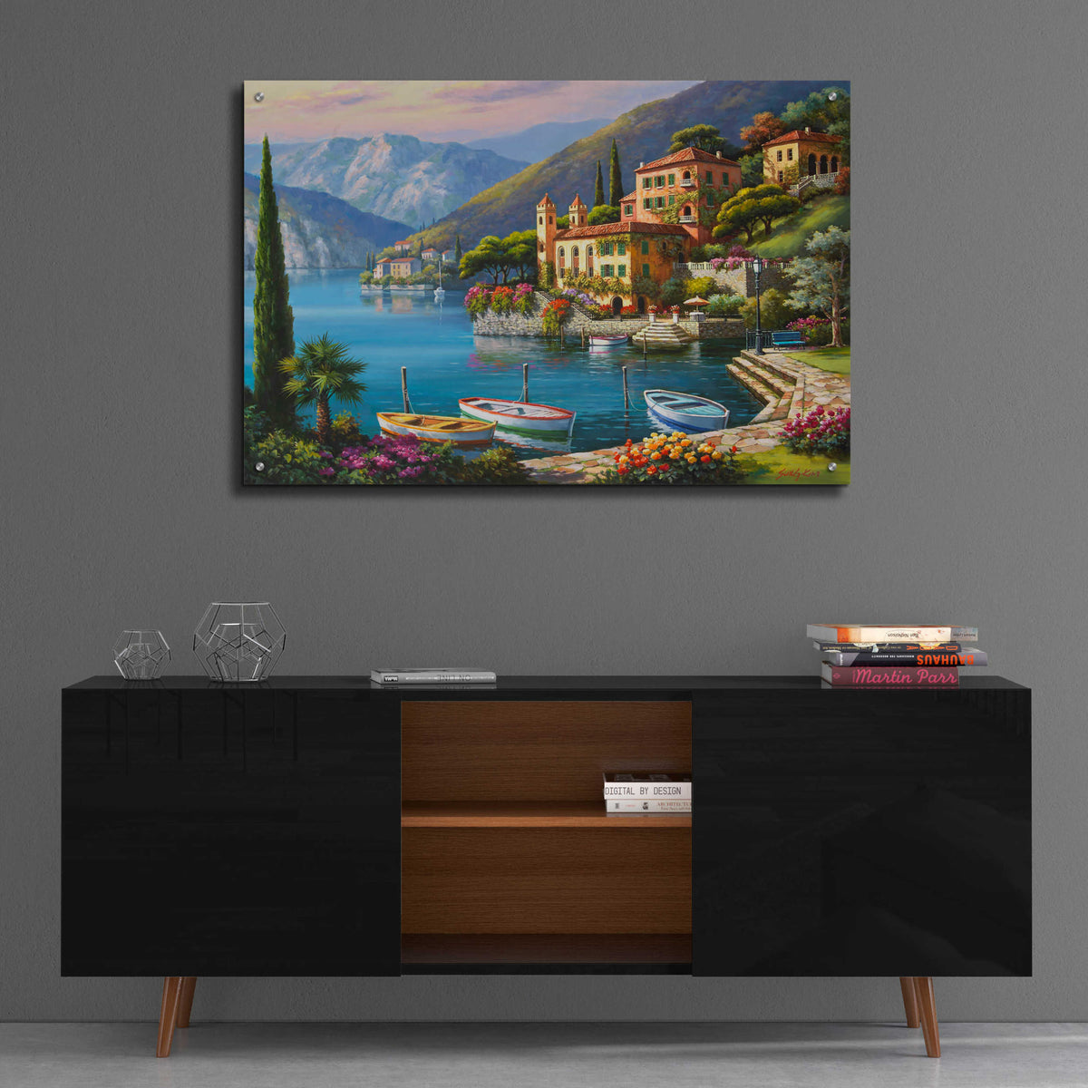 Epic Art 'Villa Bella Vista' by Sung Kim, Acrylic Glass Wall Art,36x24
