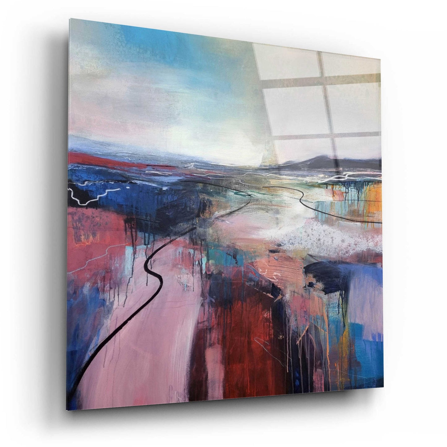 Epic Art 'I'll Meet You On The Estuary' by Andrew Kinmont, Acrylic Glass Wall Art,12x12