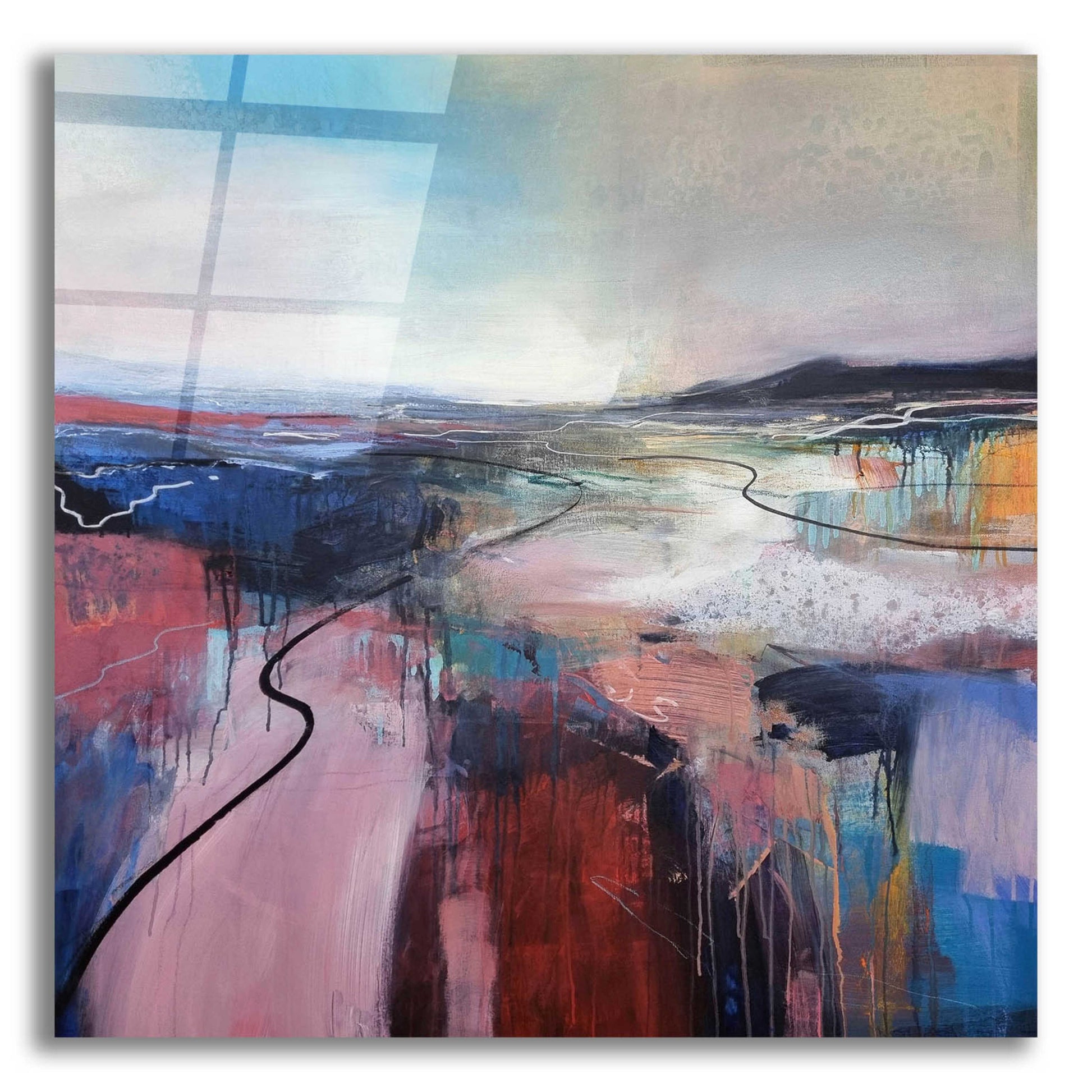 Epic Art 'I'll Meet You On The Estuary' by Andrew Kinmont, Acrylic Glass Wall Art