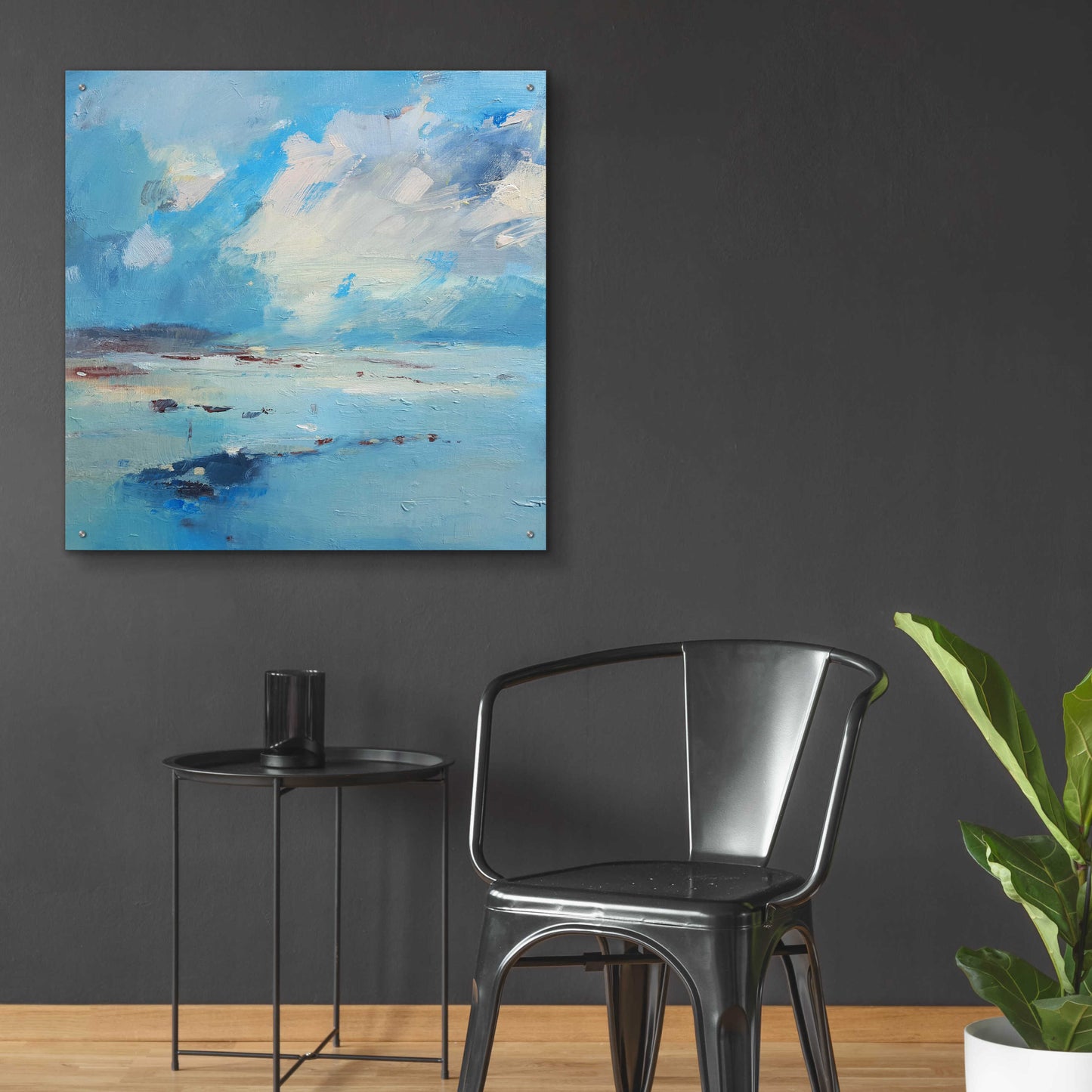 Epic Art 'Low Tide' by Andrew Kinmont, Acrylic Glass Wall Art,36x36