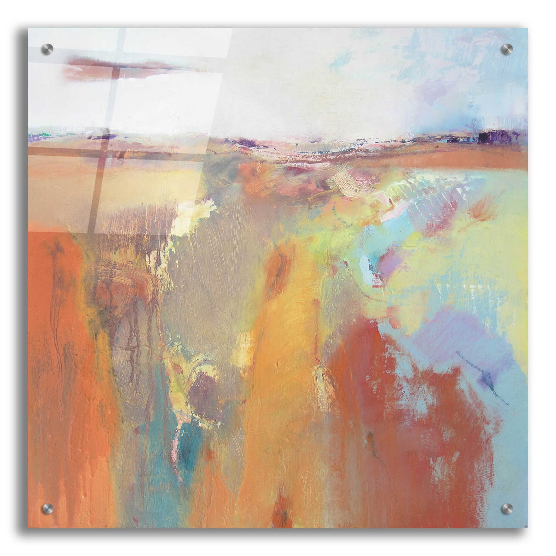 Epic Art 'Tangerine Summer' by Andrew Kinmont, Acrylic Glass Wall Art,24x24