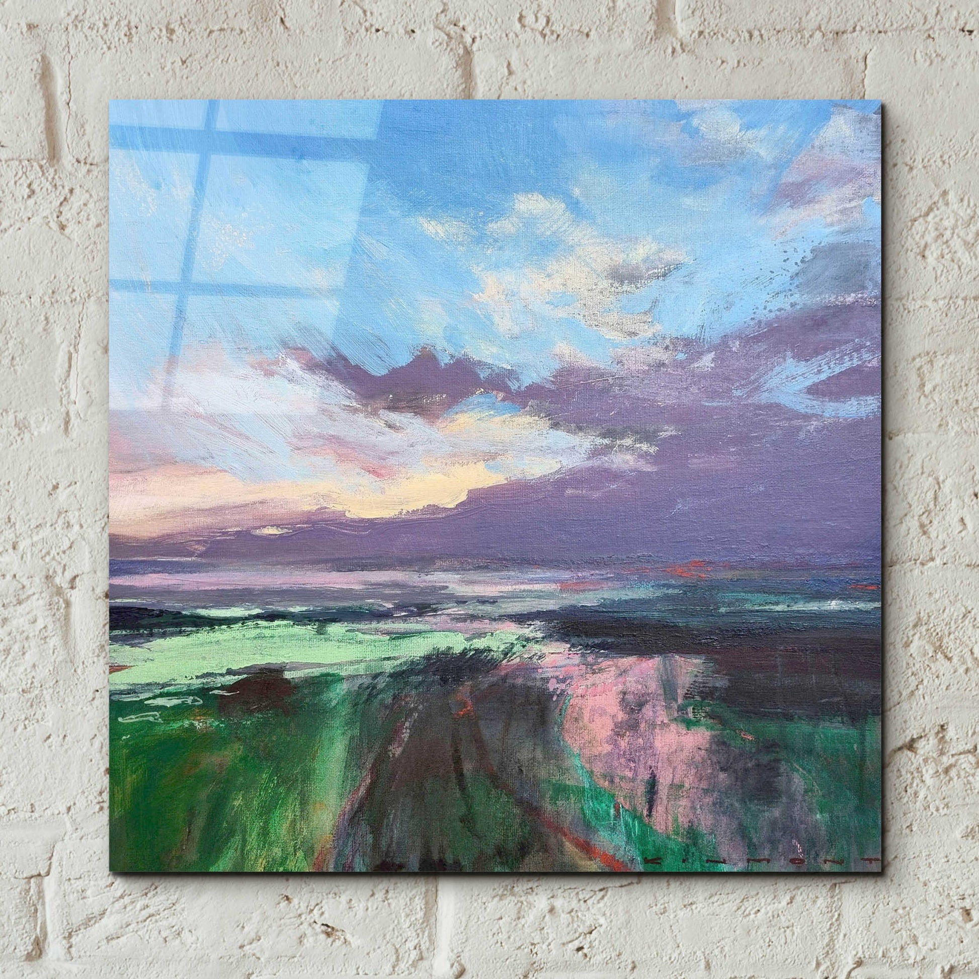 Epic Art 'The Beauty Of The Morning' by Andrew Kinmont, Acrylic Glass Wall Art,12x12