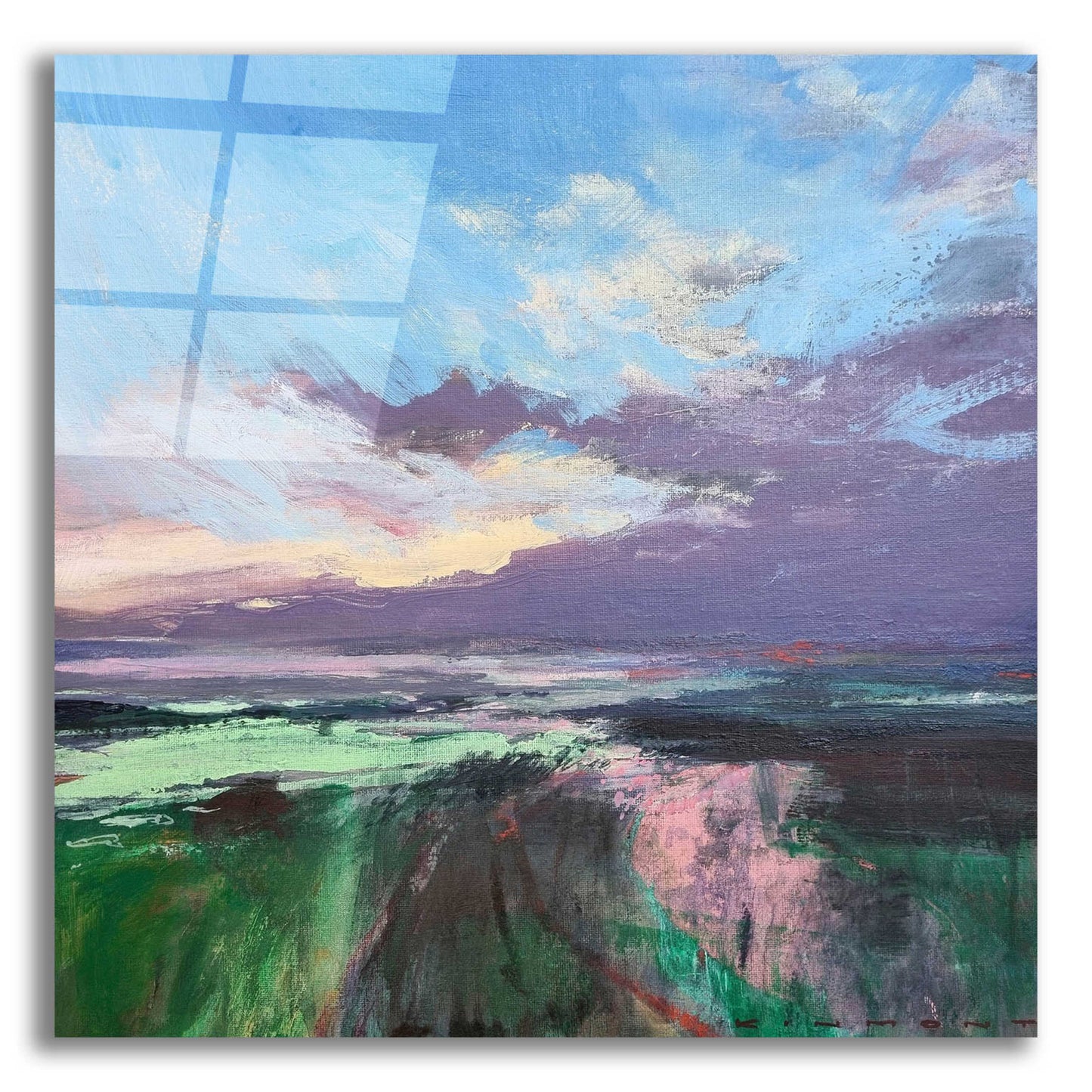 Epic Art 'The Beauty Of The Morning' by Andrew Kinmont, Acrylic Glass Wall Art,12x12