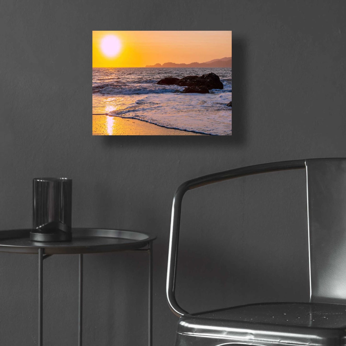 Epic Art 'San Francisco Sunset' by Epic Portfolio, Acrylic Glass Wall Art,16x12