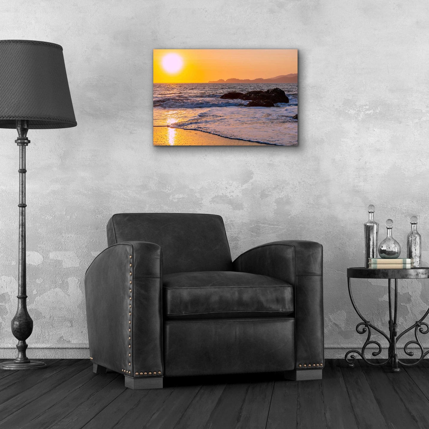 Epic Art 'San Francisco Sunset' by Epic Portfolio, Acrylic Glass Wall Art,24x16