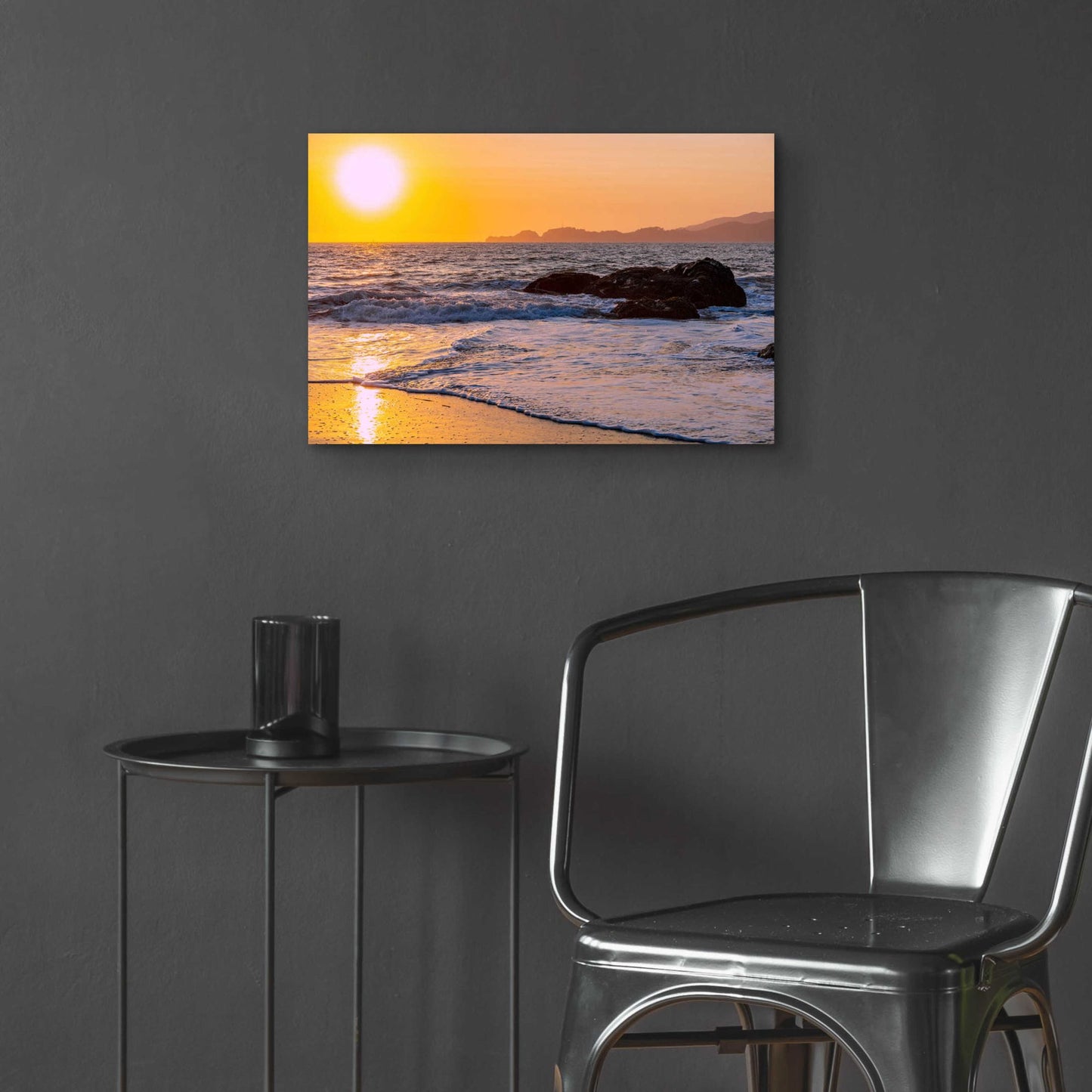 Epic Art 'San Francisco Sunset' by Epic Portfolio, Acrylic Glass Wall Art,24x16