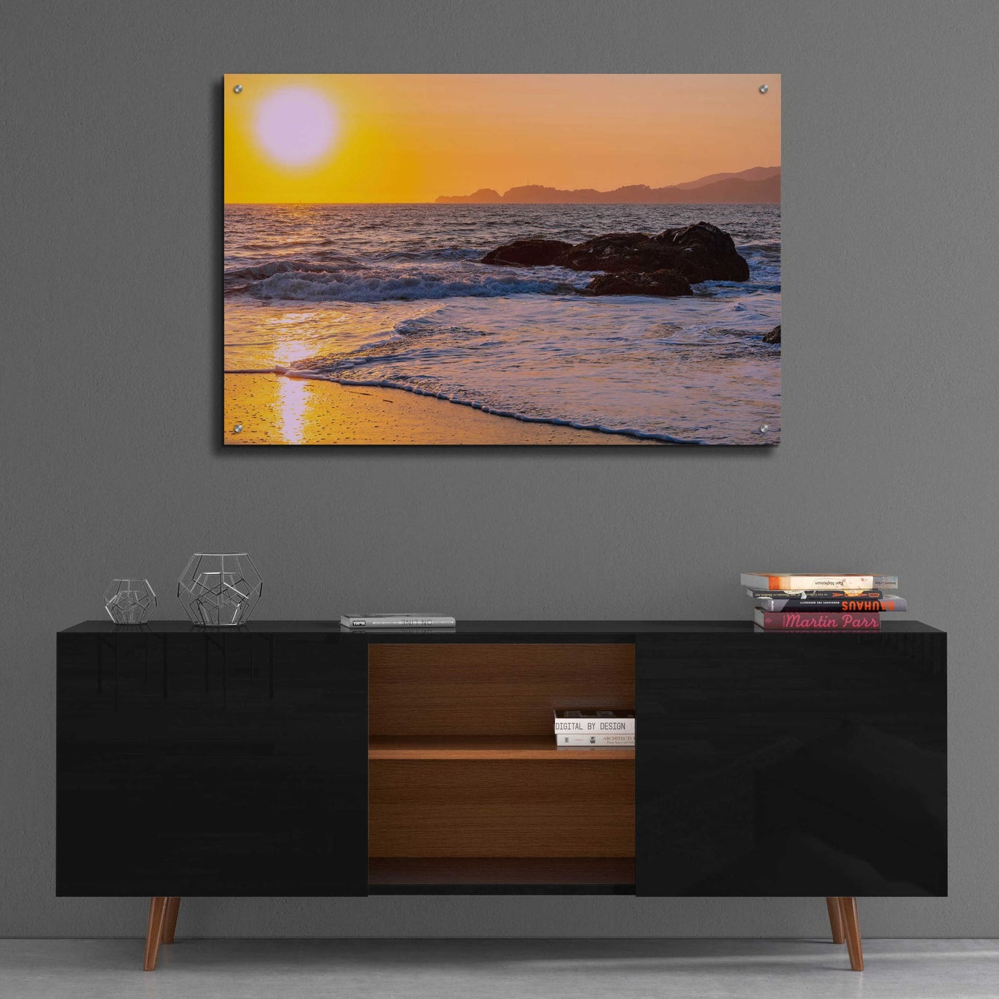 Epic Art 'San Francisco Sunset' by Epic Portfolio, Acrylic Glass Wall Art,36x24