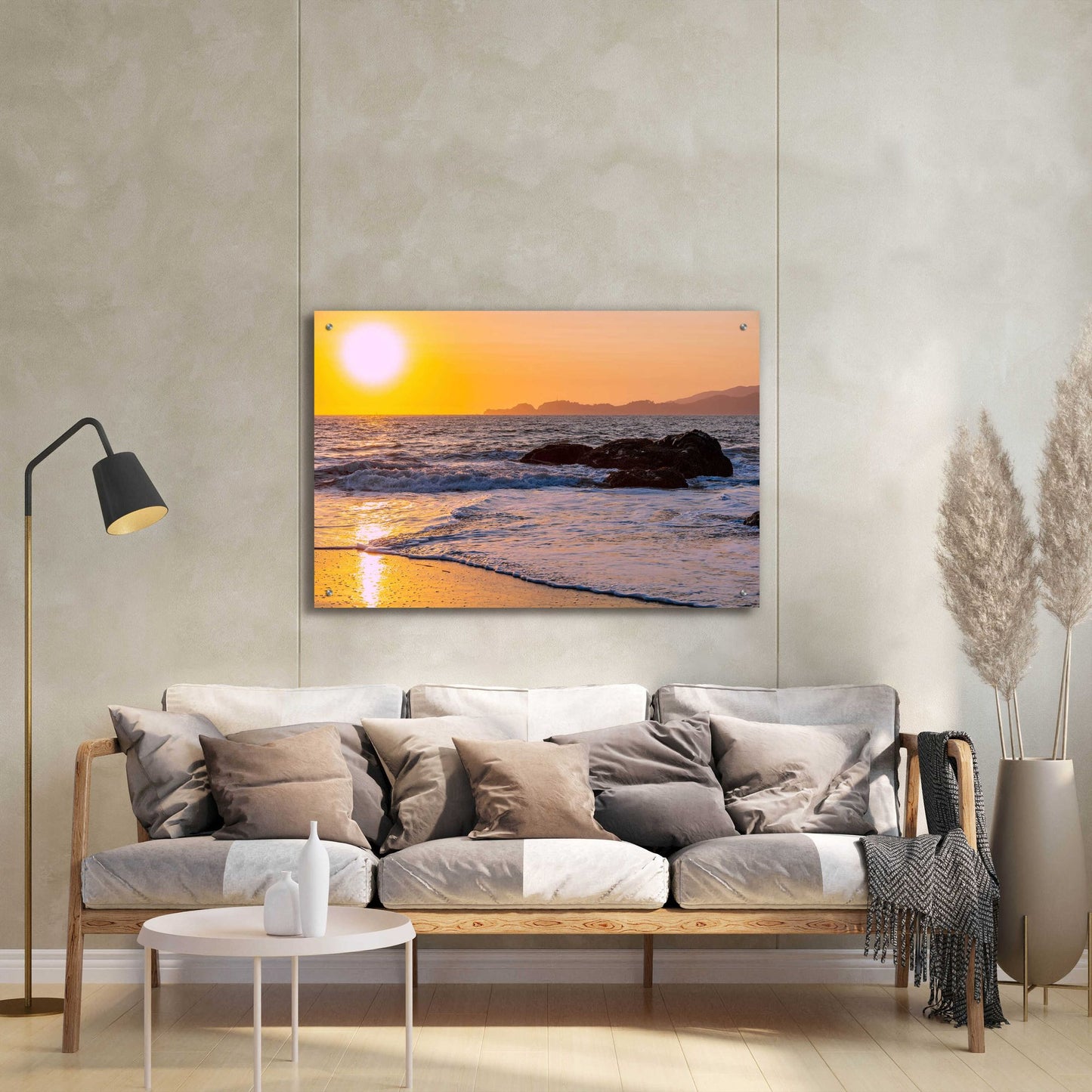 Epic Art 'San Francisco Sunset' by Epic Portfolio, Acrylic Glass Wall Art,36x24