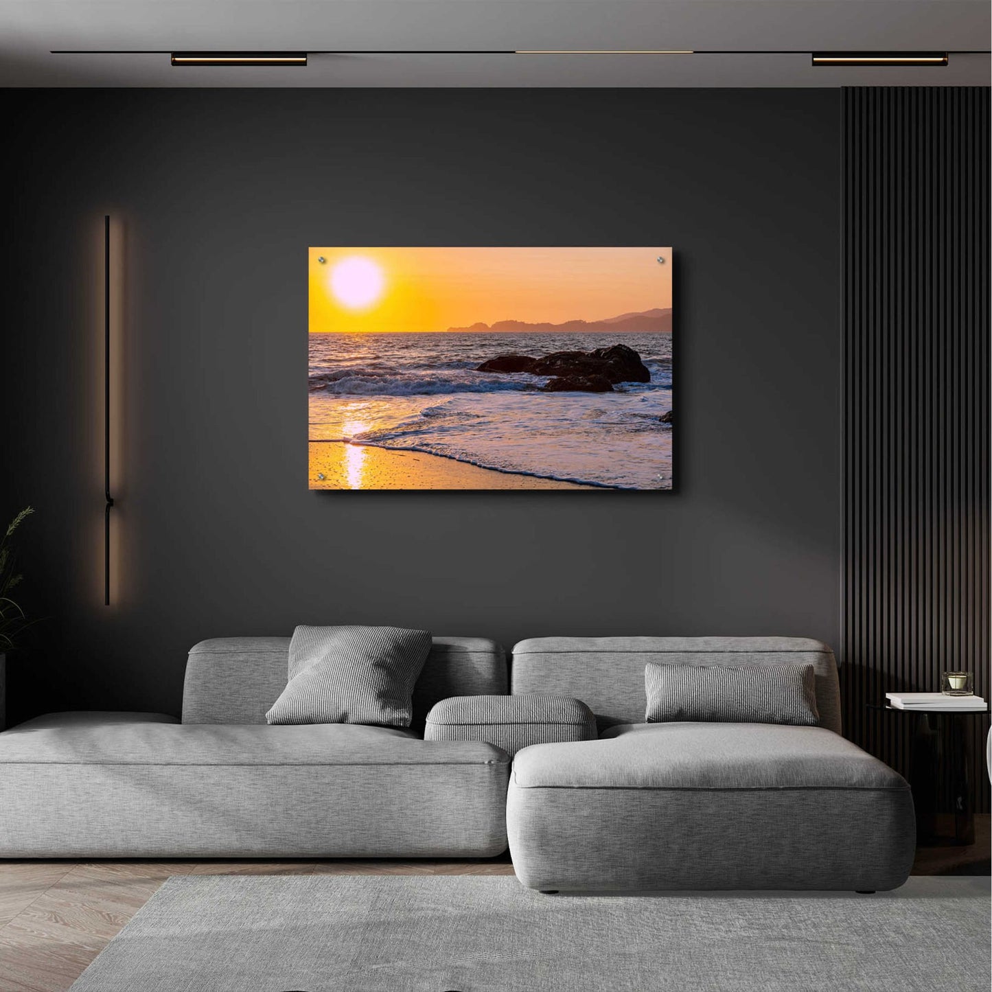 Epic Art 'San Francisco Sunset' by Epic Portfolio, Acrylic Glass Wall Art,36x24