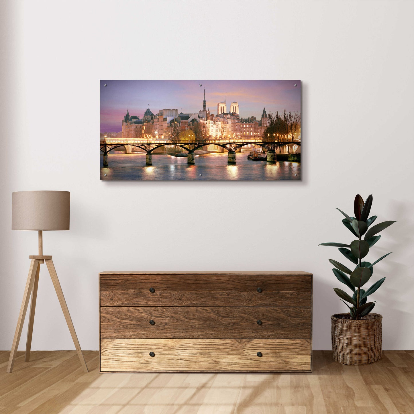 Epic Art 'Paris No. 501' by Alan Klug, Acrylic Glass Wall Art,48x24