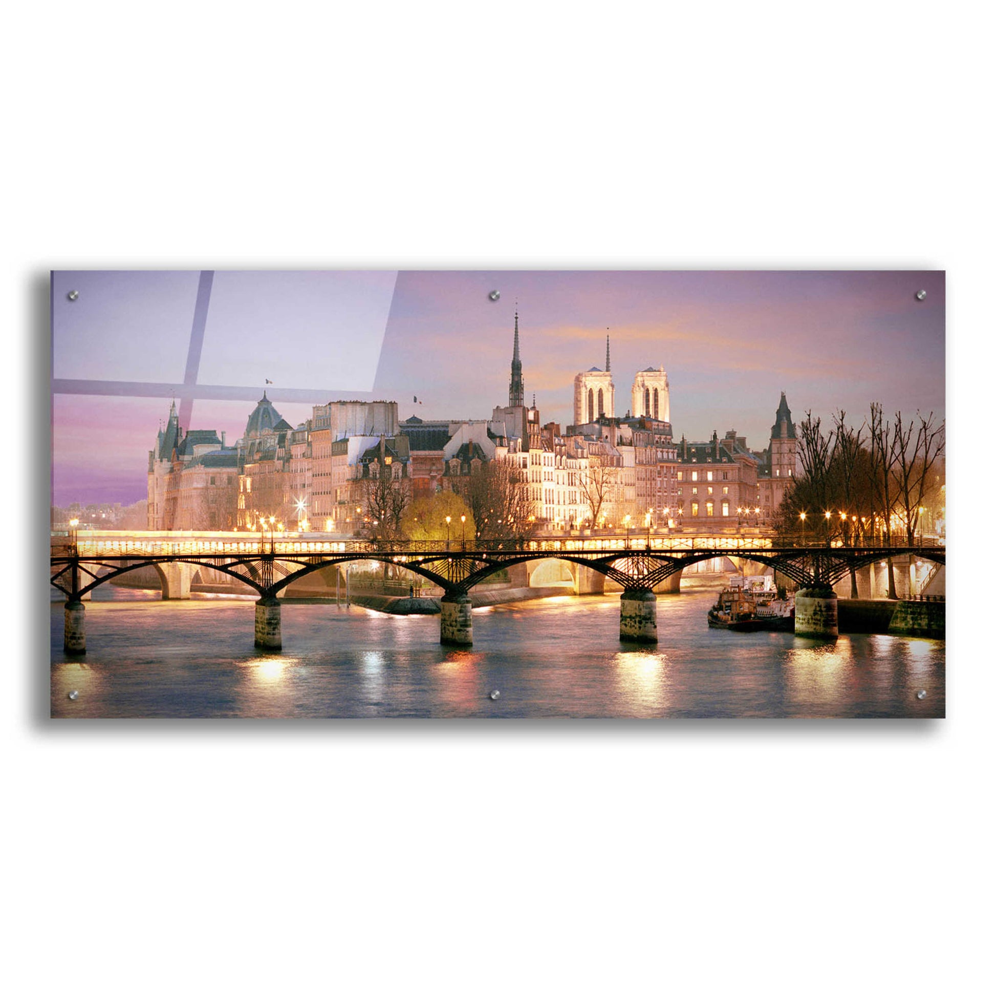 Epic Art 'Paris No. 501' by Alan Klug, Acrylic Glass Wall Art,48x24