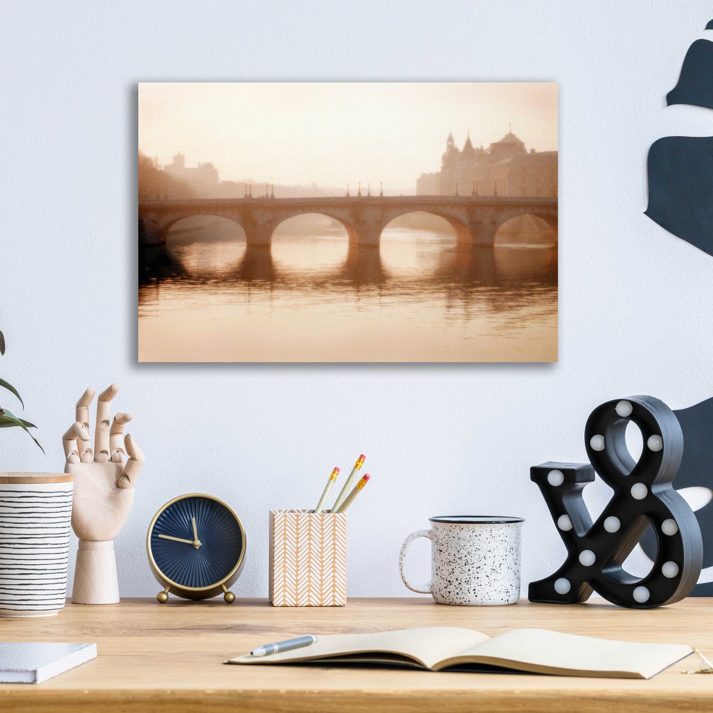 Epic Art 'Pont Neuf Paris' by Alan Klug, Acrylic Glass Wall Art,16x12