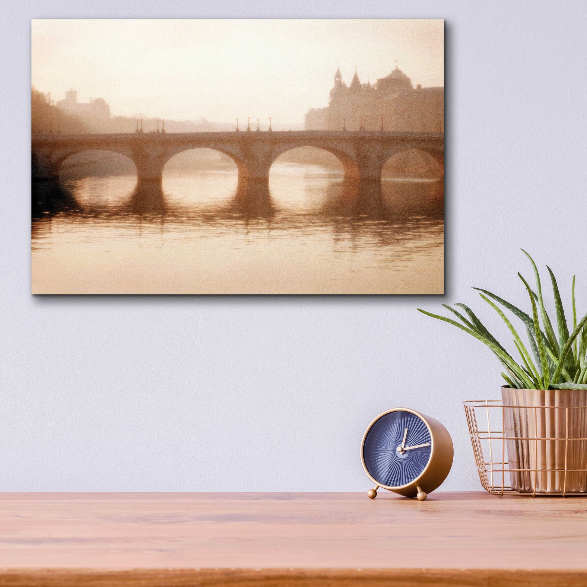 Epic Art 'Pont Neuf Paris' by Alan Klug, Acrylic Glass Wall Art,16x12