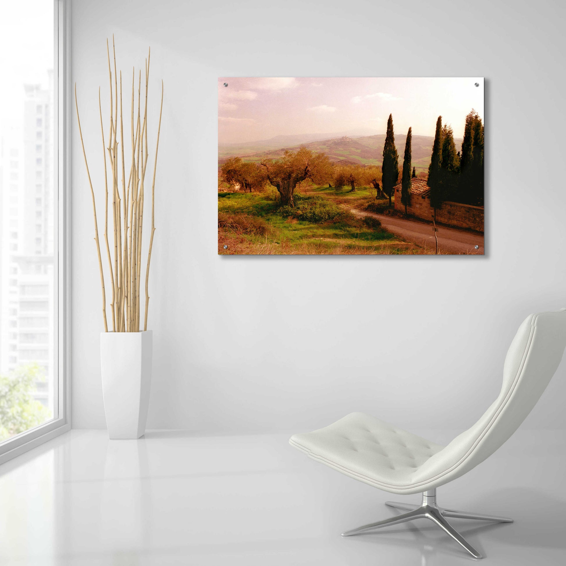 Epic Art 'Toscana Italia No. 709' by Alan Klug, Acrylic Glass Wall Art,36x24