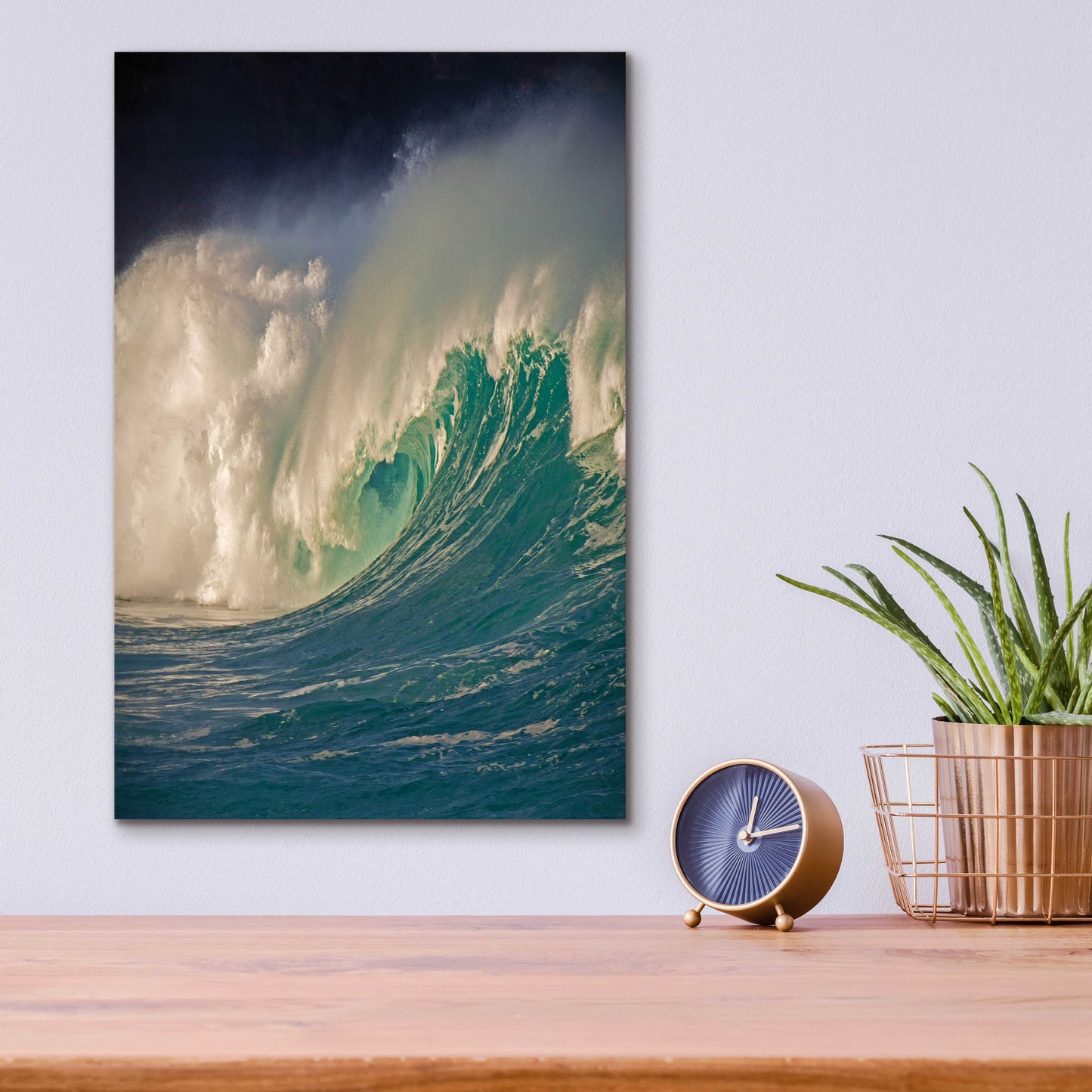 Epic Art 'Waimea Oahu' by Alan Klug, Acrylic Glass Wall Art,12x16