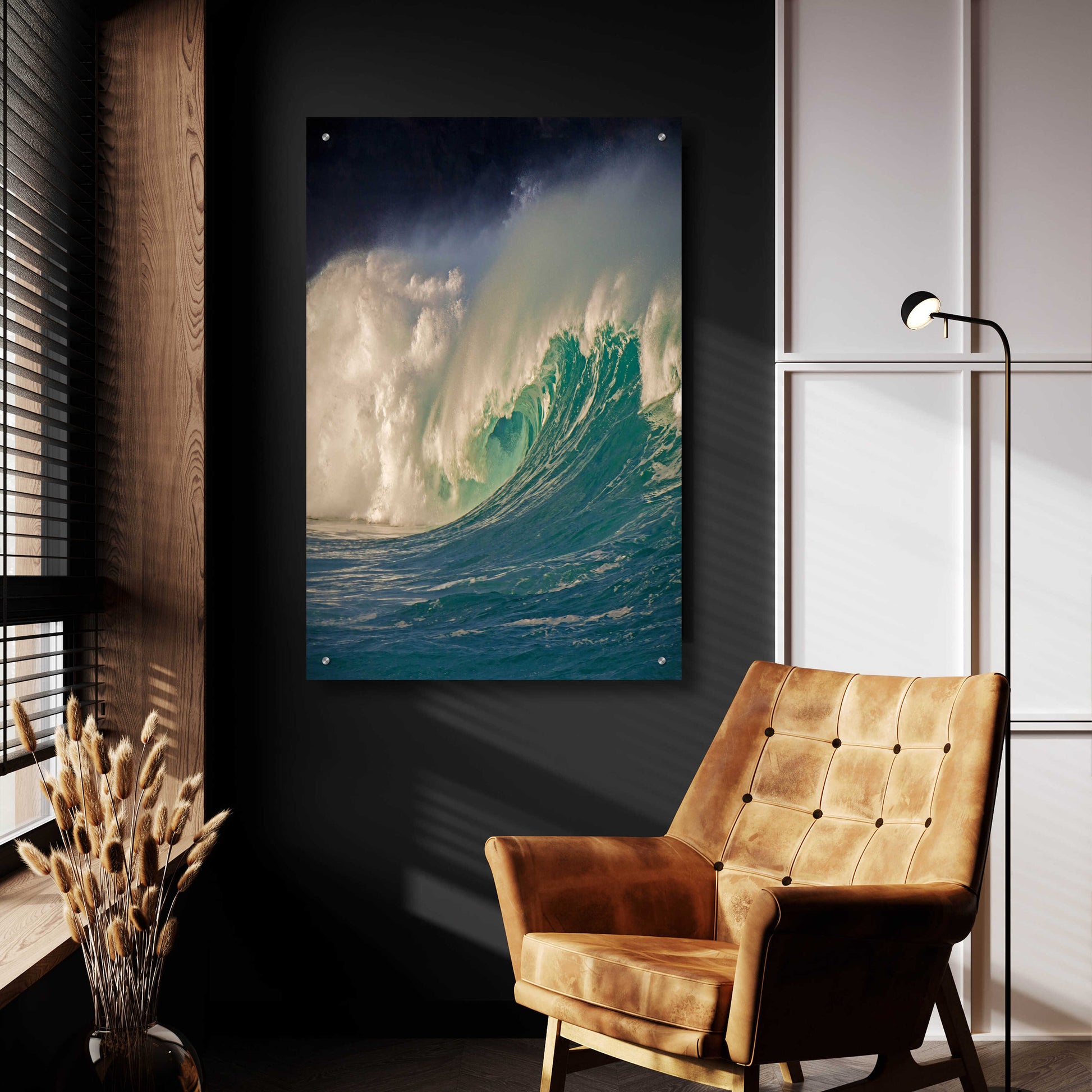 Epic Art 'Waimea Oahu' by Alan Klug, Acrylic Glass Wall Art,24x36