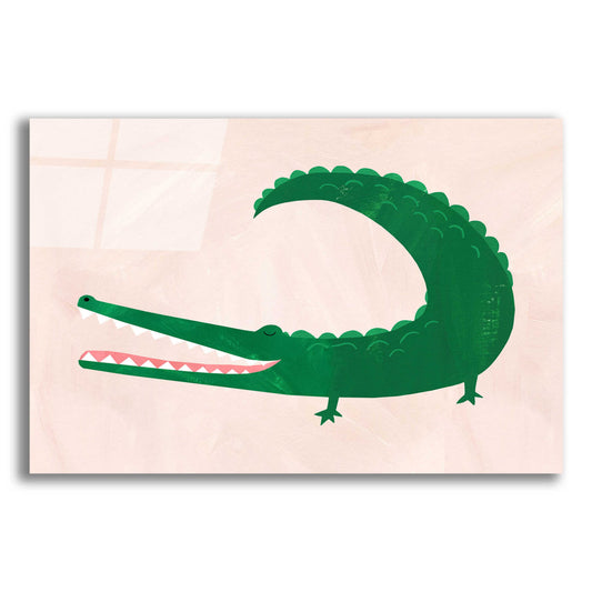 Epic Art 'Crocodile' by Emily Kopcik, Acrylic Glass Wall Art