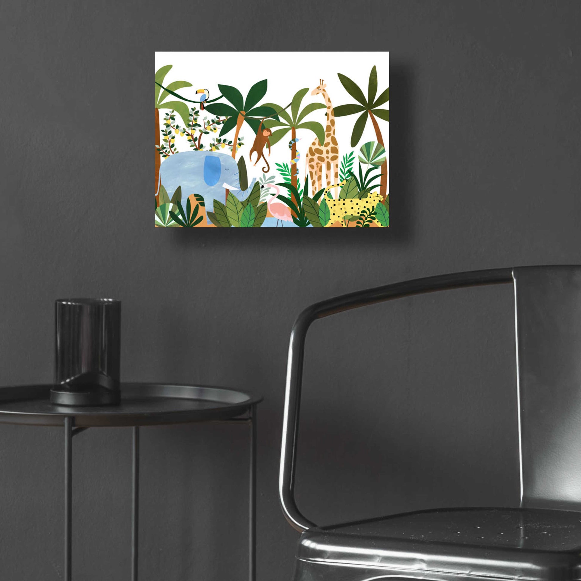 Epic Art 'Jungle' by Emily Kopcik, Acrylic Glass Wall Art,16x12