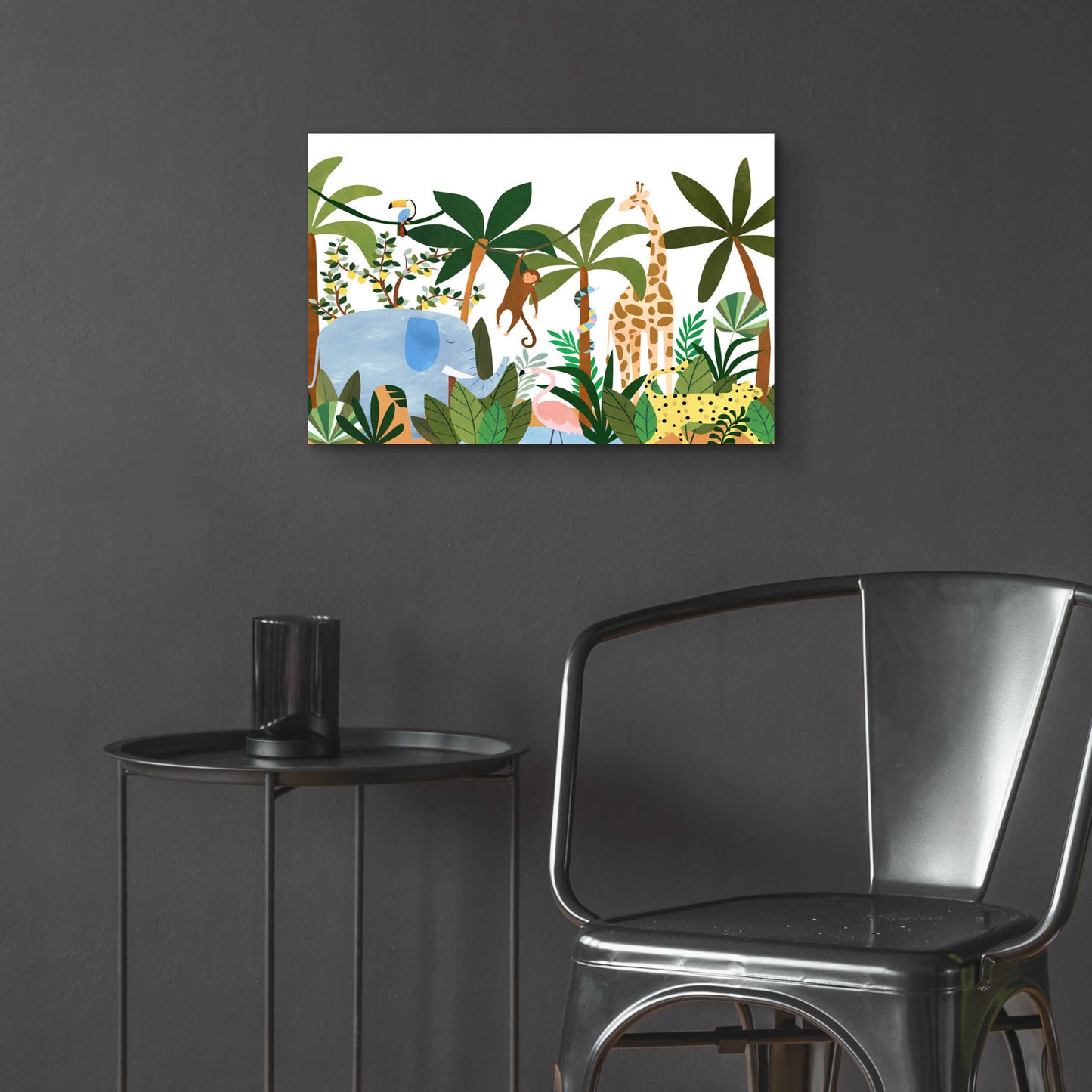 Epic Art 'Jungle' by Emily Kopcik, Acrylic Glass Wall Art,24x16