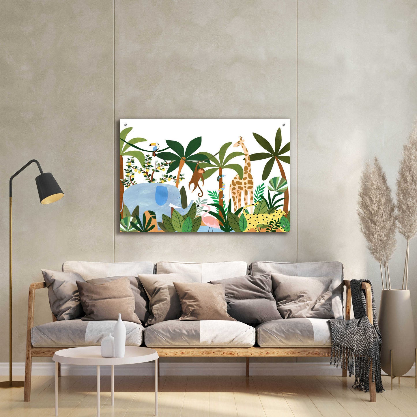 Epic Art 'Jungle' by Emily Kopcik, Acrylic Glass Wall Art,36x24