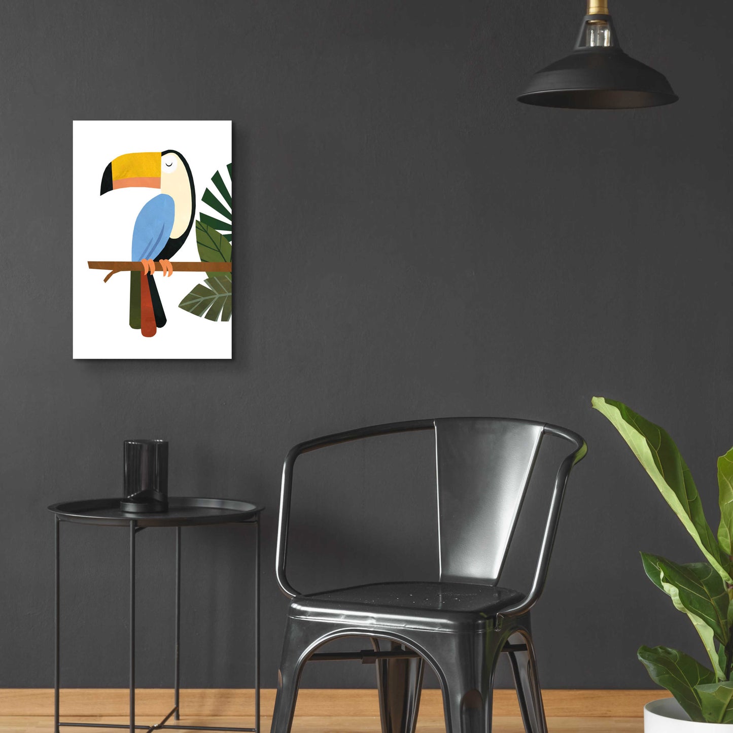 Epic Art 'Tucker The Toucan' by Emily Kopcik, Acrylic Glass Wall Art,16x24