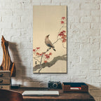 Epic Art 'Japanese Waxwing on Maple 1900-1936' by Ohara Koson, Acrylic Glass Wall Art,12x24