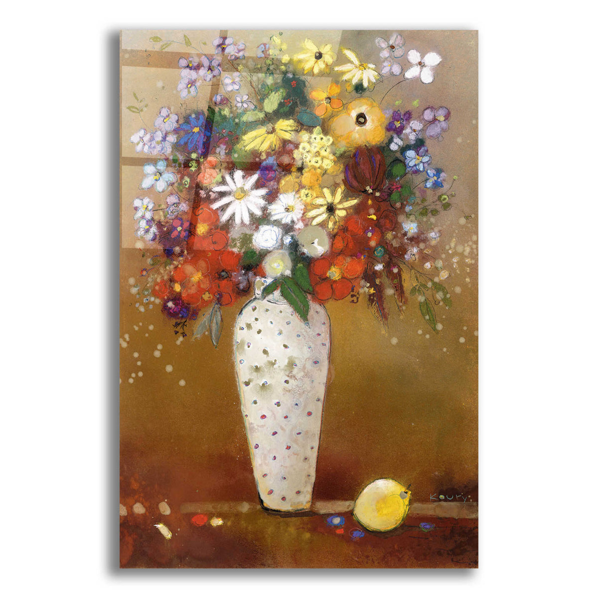 Epic Art 'After Redon' by Aleah Koury, Acrylic Glass Wall Art