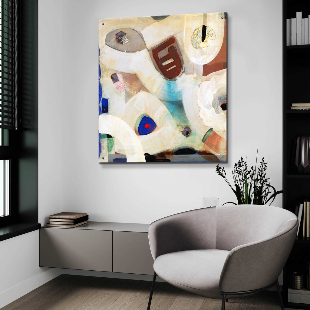 Epic Art 'Brain Freeze 1' by Aleah Koury, Acrylic Glass Wall Art,36x36