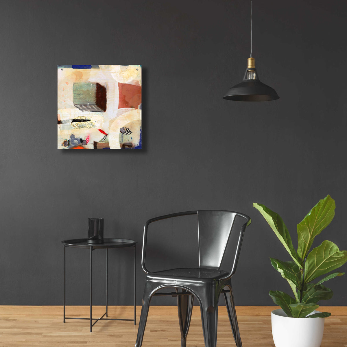 Epic Art 'Brain Freeze 3' by Aleah Koury, Acrylic Glass Wall Art,24x24