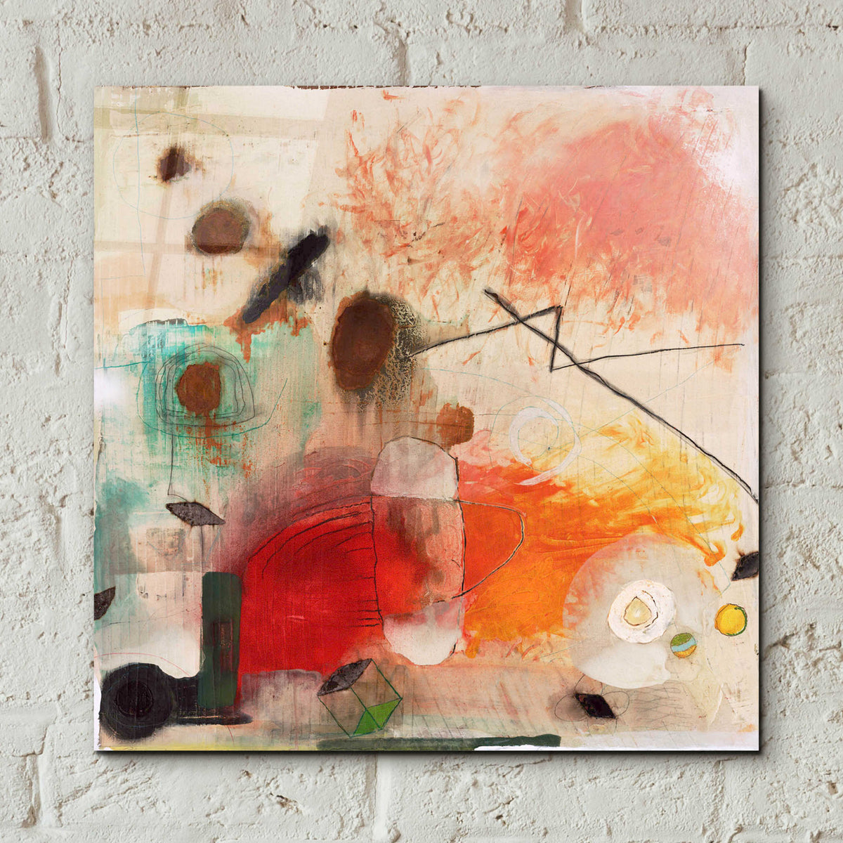 Epic Art 'Changed My Mind 1' by Aleah Koury, Acrylic Glass Wall Art,12x12