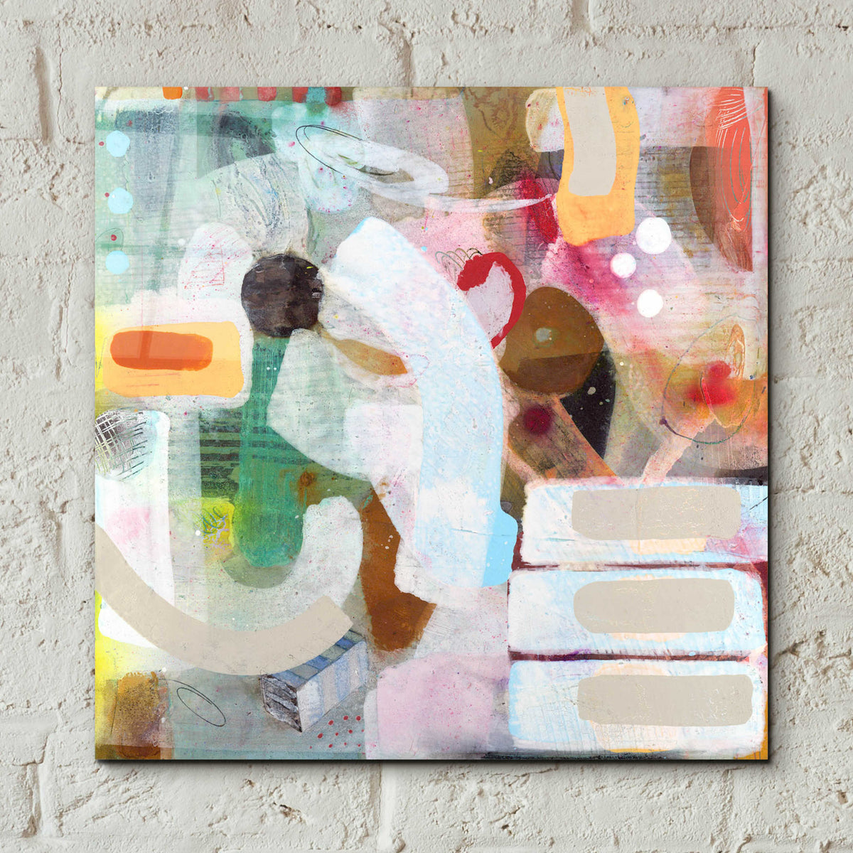 Epic Art 'Changed My Mind 3' by Aleah Koury, Acrylic Glass Wall Art,12x12