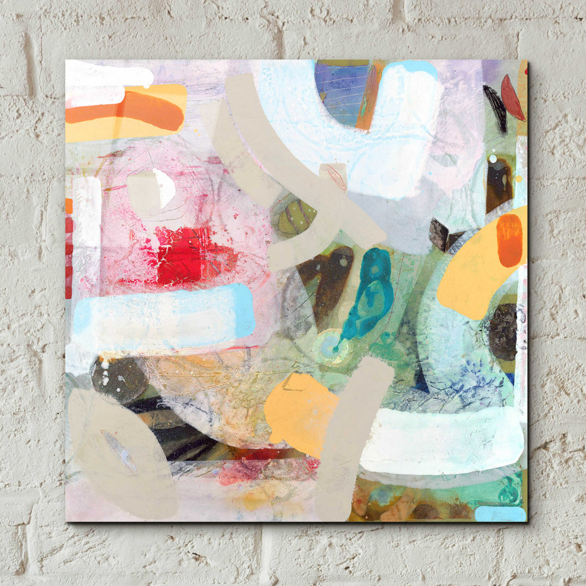 Epic Art 'Changed My Mind 4' by Aleah Koury, Acrylic Glass Wall Art,12x12
