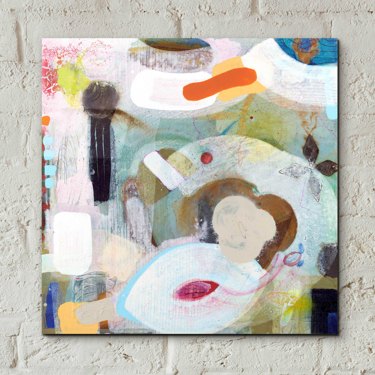 Epic Art 'Changed My Mind 5' by Aleah Koury, Acrylic Glass Wall Art,12x12