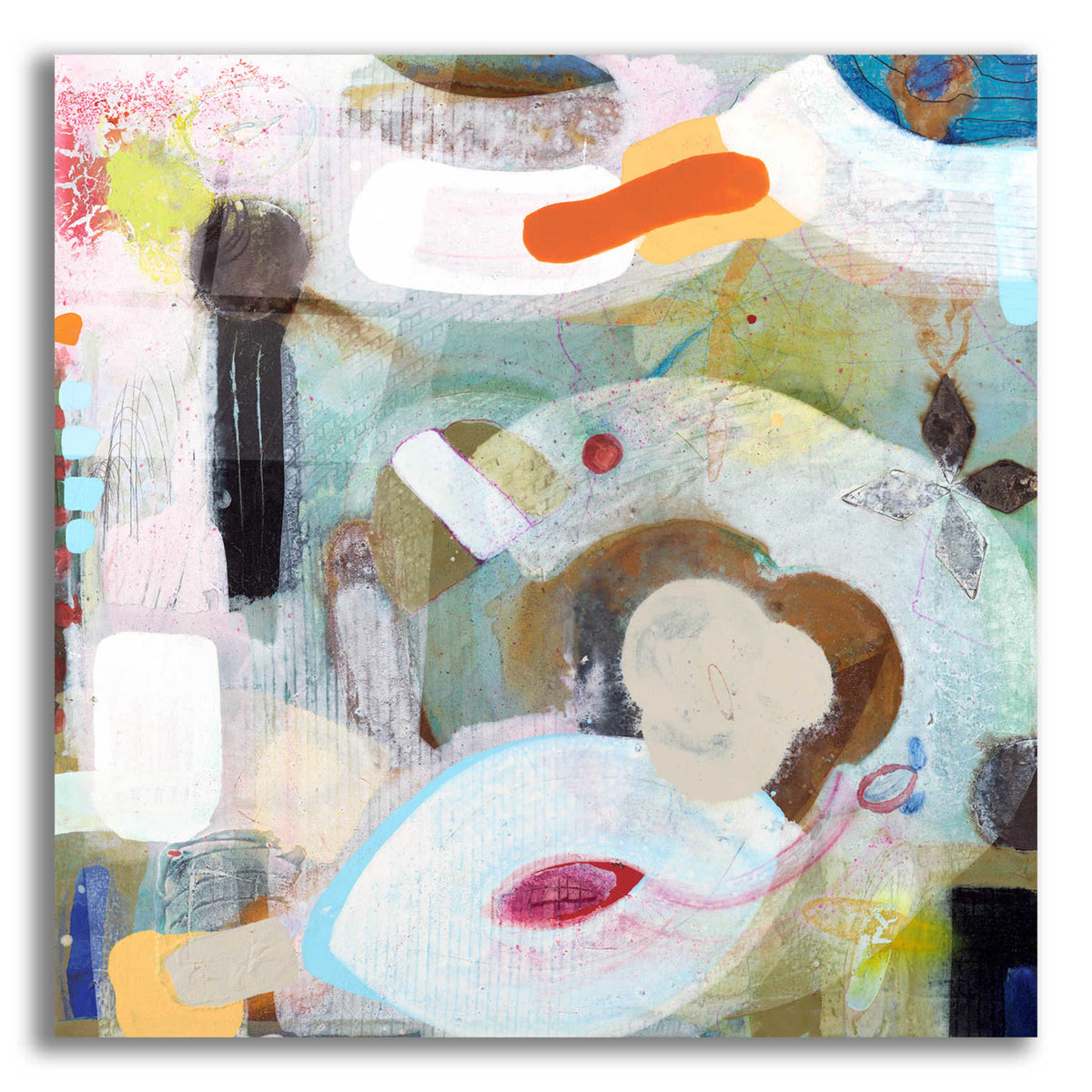 Epic Art 'Changed My Mind 5' by Aleah Koury, Acrylic Glass Wall Art