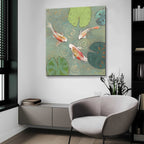 Epic Art 'Floating Motion I' by Aleah Koury, Acrylic Glass Wall Art,36x36