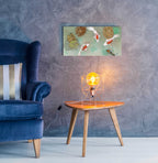 Epic Art 'Floating Motion III' by Aleah Koury, Acrylic Glass Wall Art,24x12