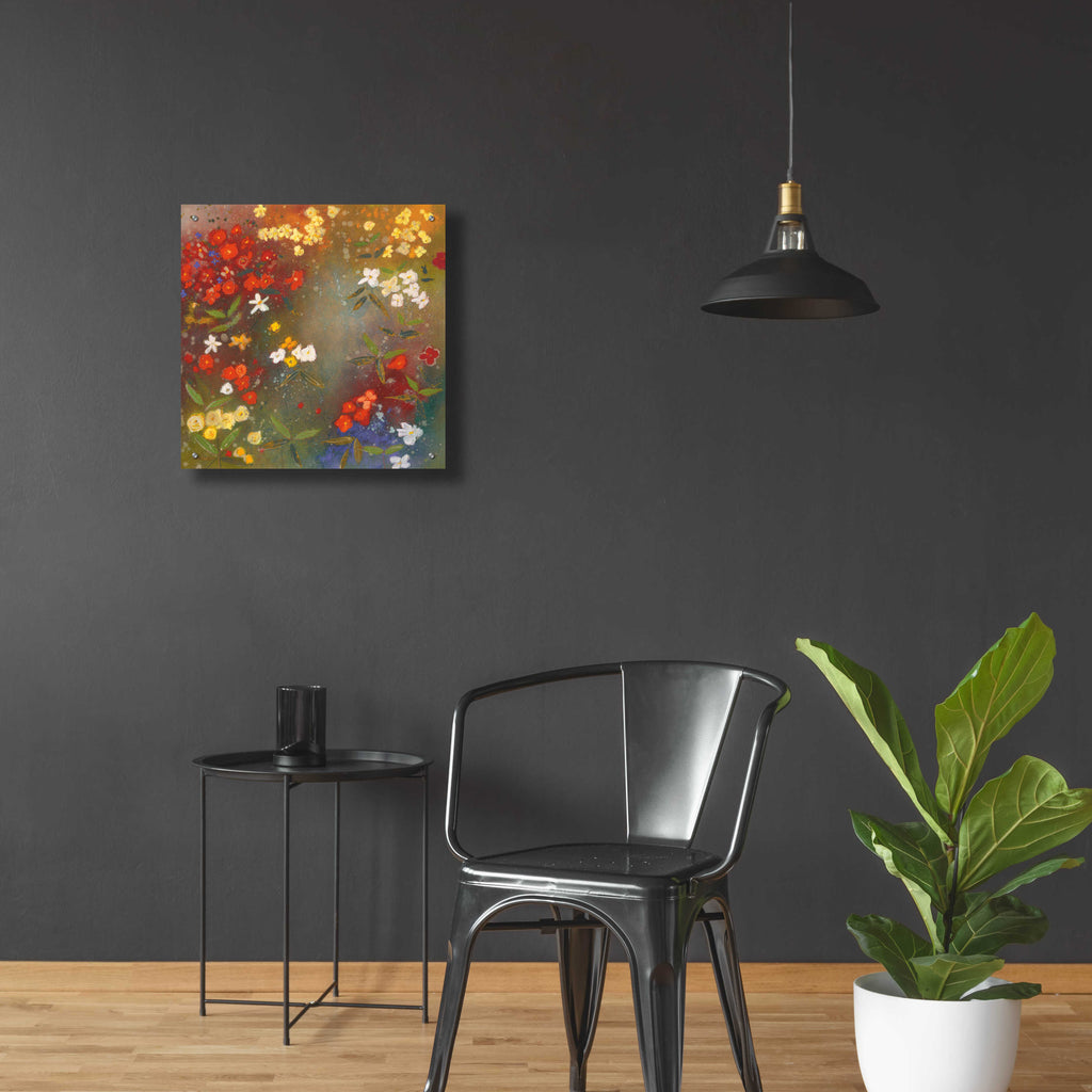 Gardens in the Mist IV by Aleah Koury - 24x24 acrylic wall art in a room