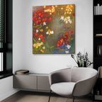 Gardens in the Mist IV by Aleah Koury - 36x36 acrylic wall art in a room