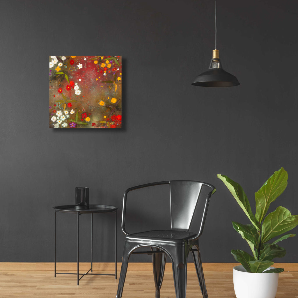 Gardens in the Mist VI by Aleah Koury - 24x24 acrylic wall art in a room