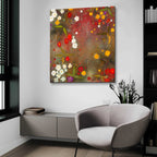 Gardens in the Mist VI by Aleah Koury - 36x36 acrylic wall art in a room