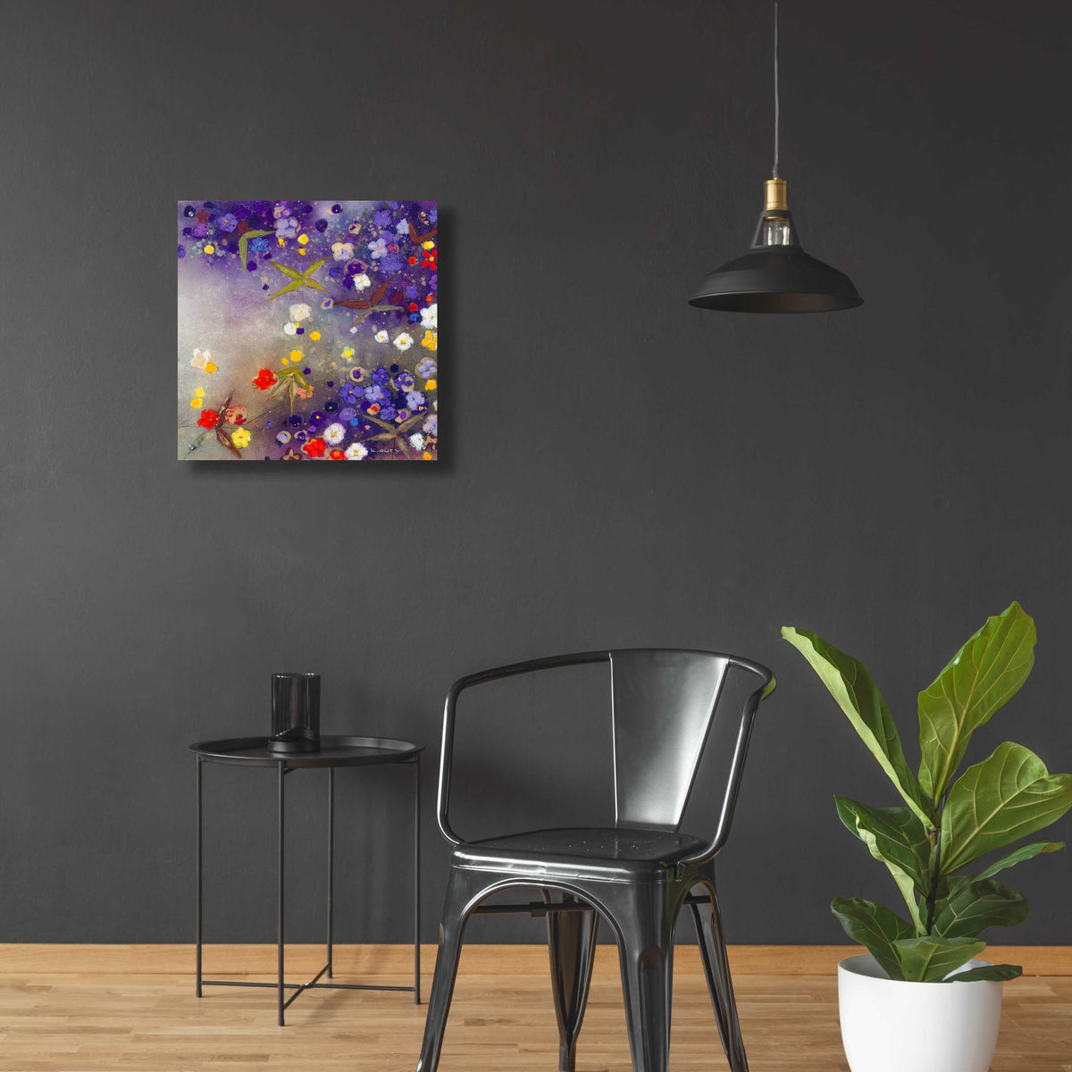 Epic Art 'Gardens in the Mist X' by Aleah Koury, Acrylic Glass Wall Art,24x24