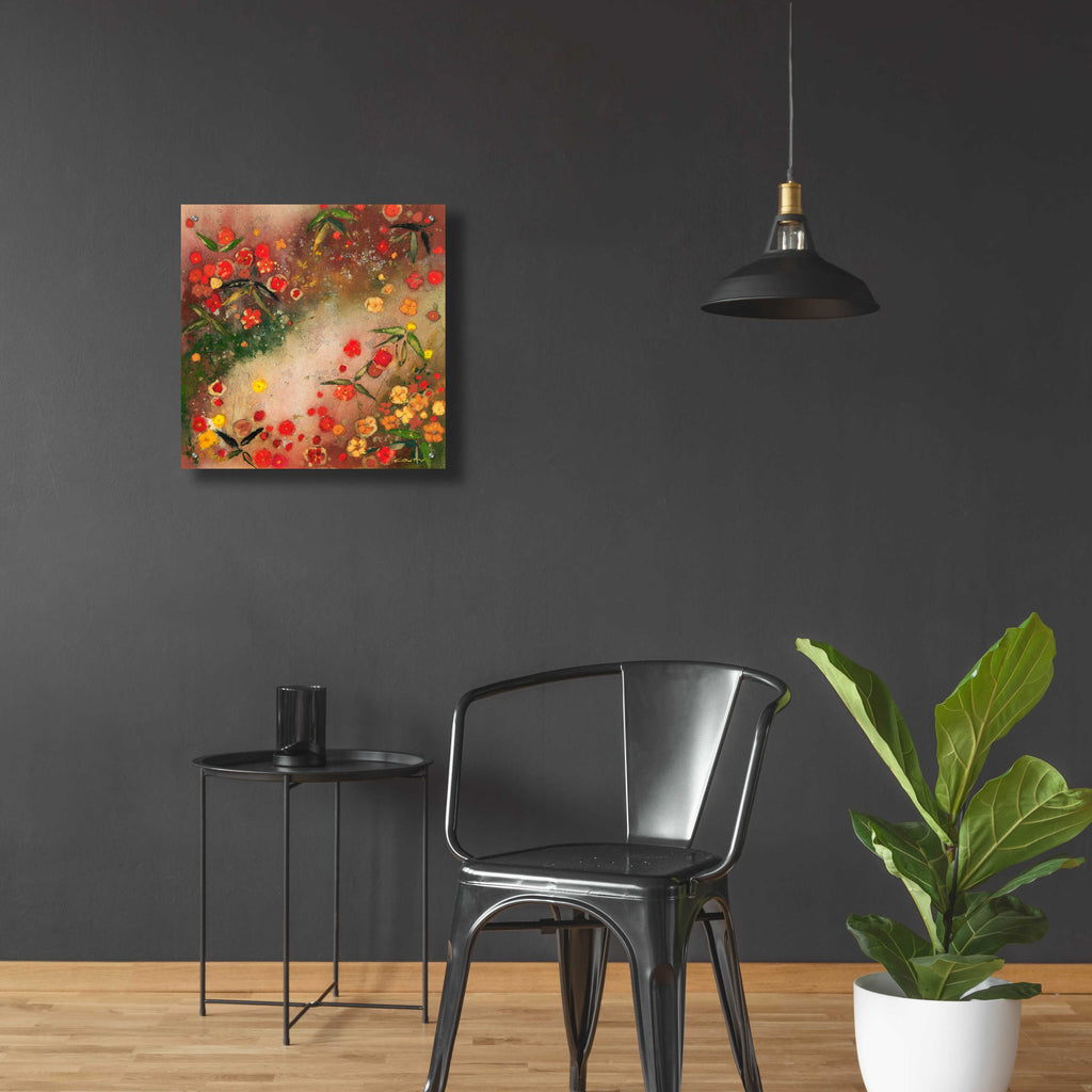 Gardens in the Mist XI by Aleah Koury - 24x24 acrylic wall art in a room