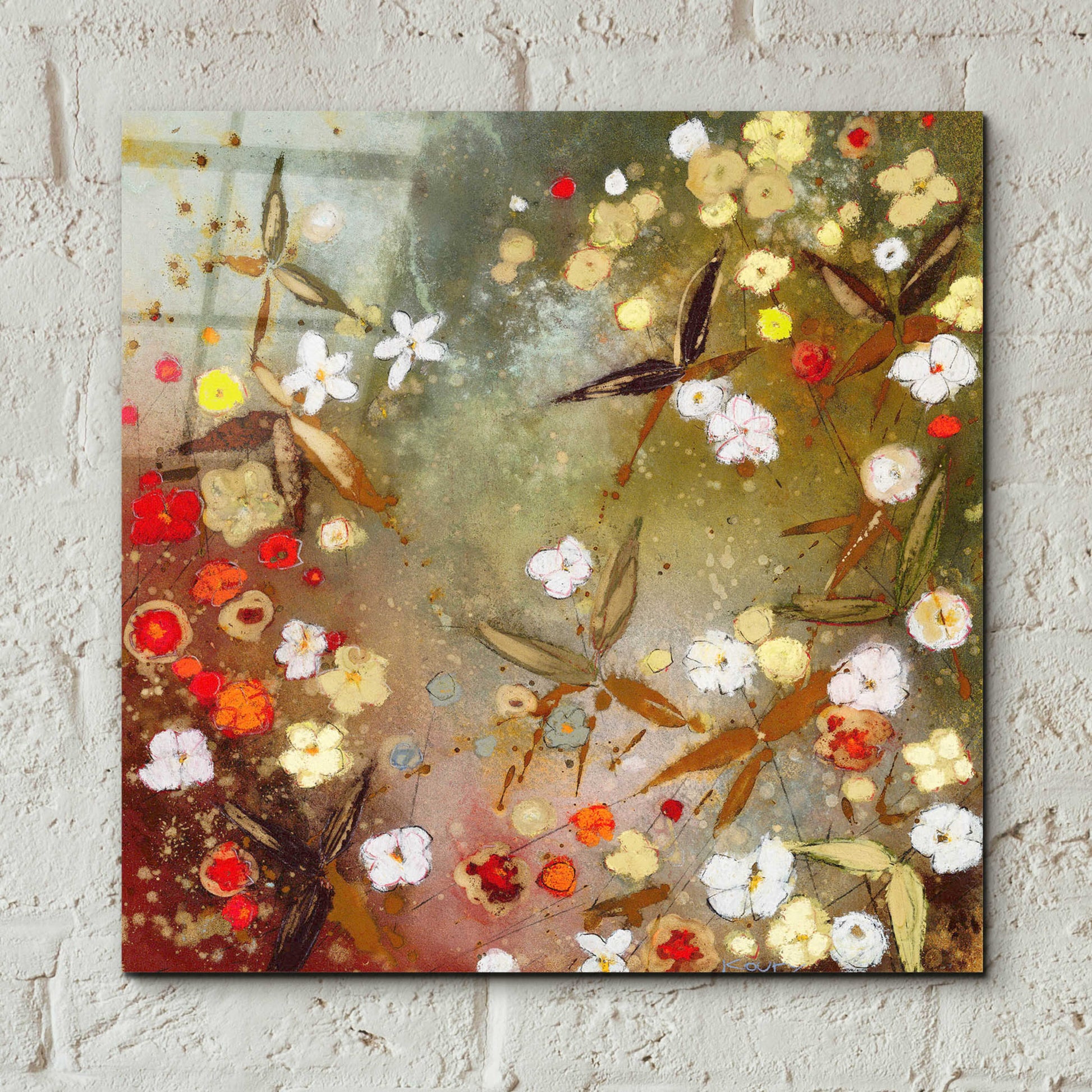 Epic Art 'Gardens in the Mist XIII' by Aleah Koury, Acrylic Glass Wall Art,12x12