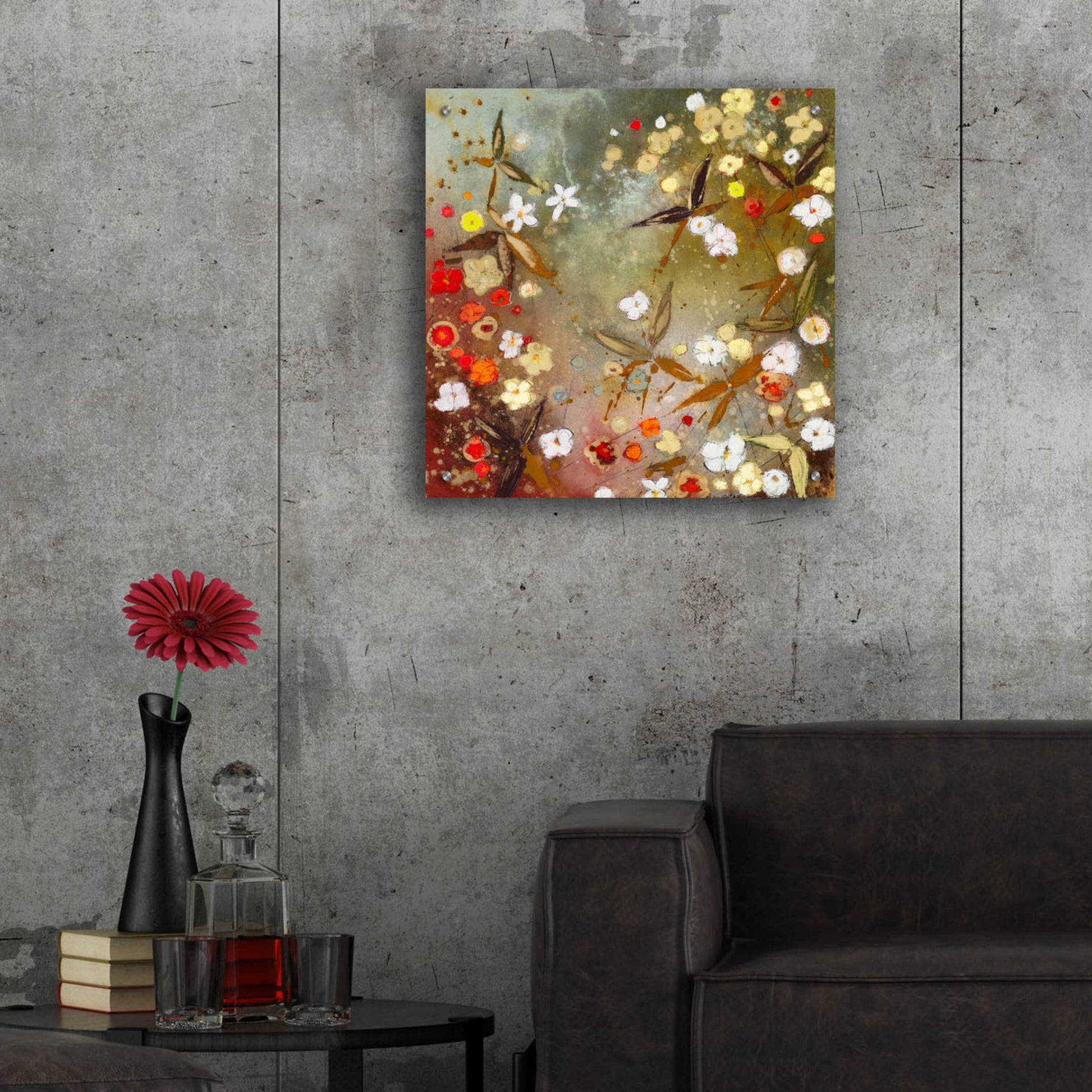 Epic Art 'Gardens in the Mist XIII' by Aleah Koury, Acrylic Glass Wall Art,24x24