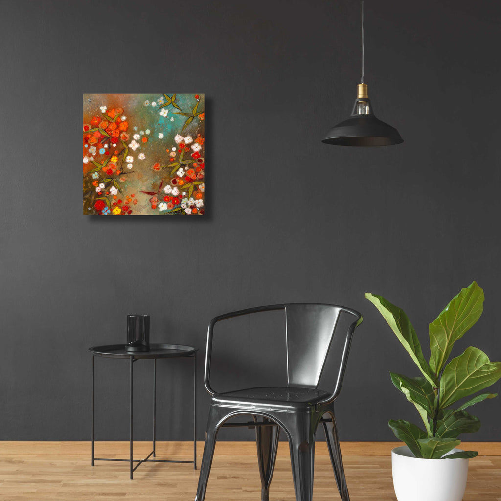Epic Art 'Gardens in the Mist XIV' by Aleah Koury, Acrylic Glass Wall Art,24x24