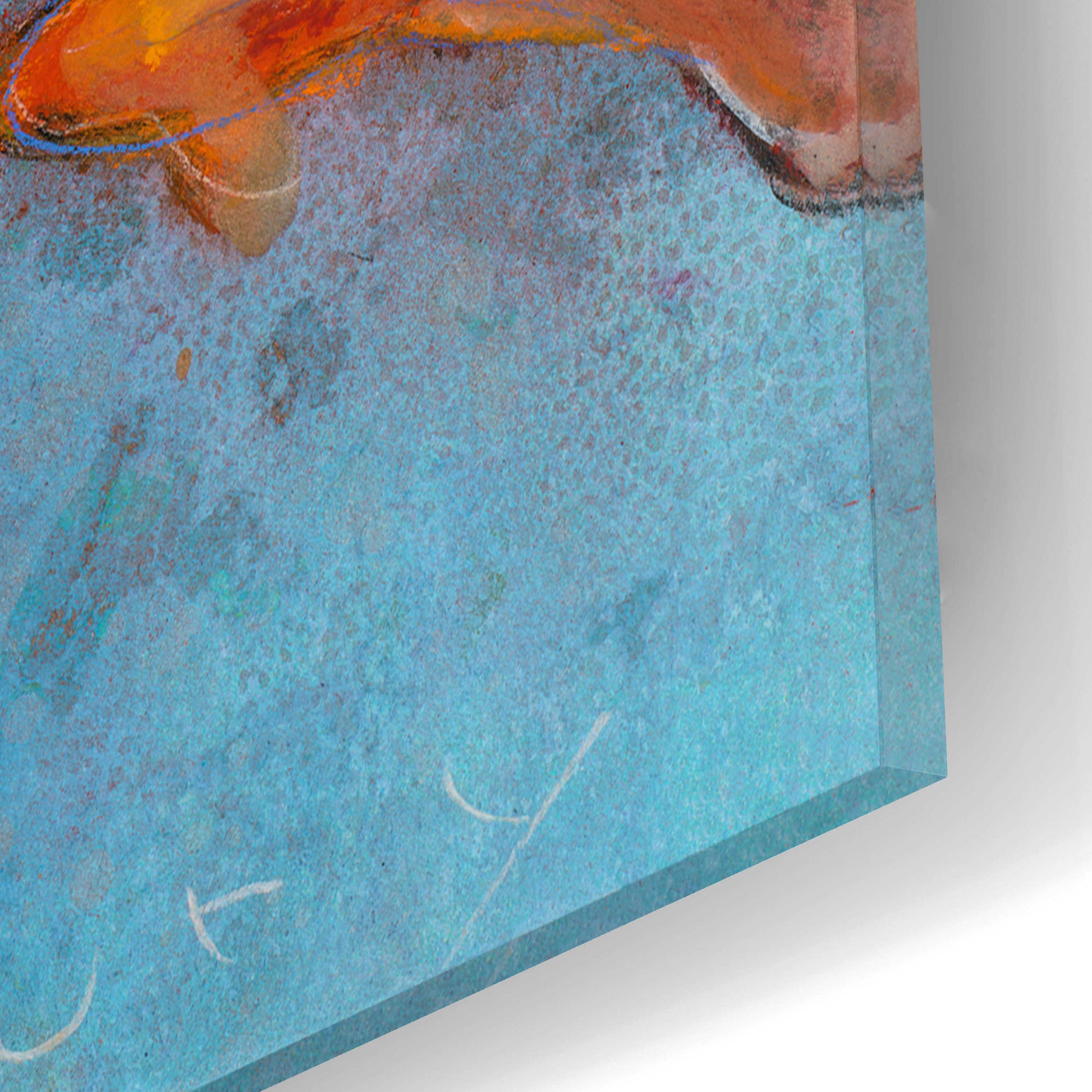 Epic Art 'Koi 1' by Aleah Koury, Acrylic Glass Wall Art,12x12