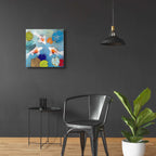 Epic Art 'Koi 2' by Aleah Koury, Acrylic Glass Wall Art,24x24