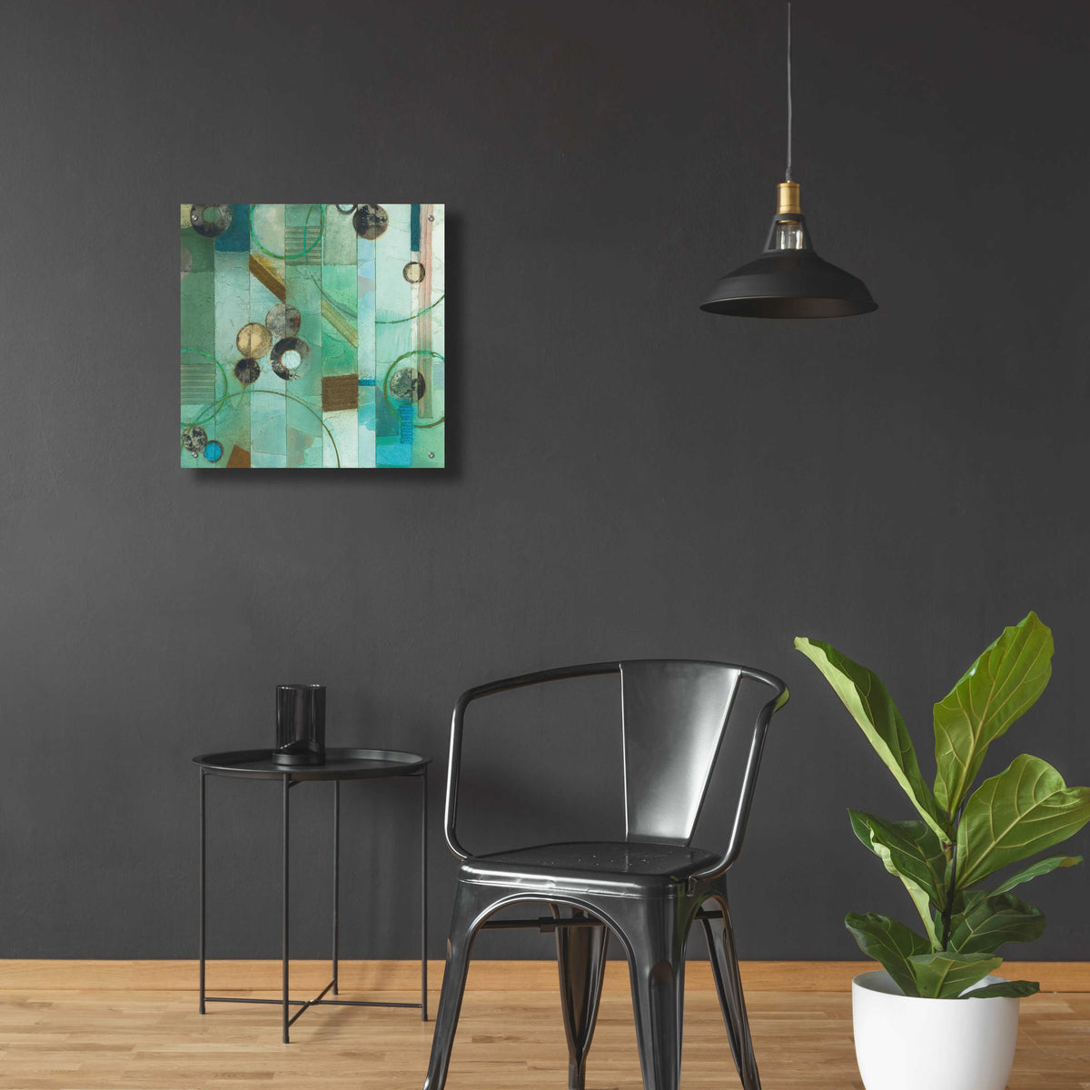 Epic Art 'Of This World No. 17' by Aleah Koury, Acrylic Glass Wall Art,24x24