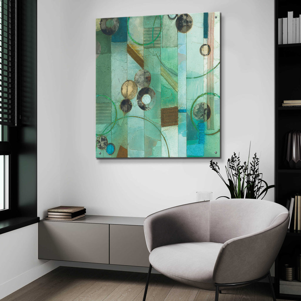 Epic Art 'Of This World No. 17' by Aleah Koury, Acrylic Glass Wall Art,36x36
